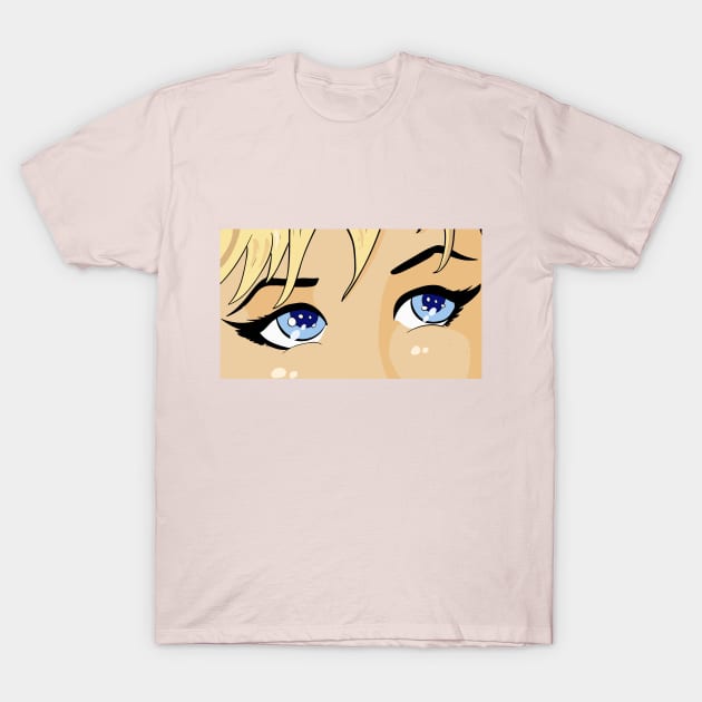 Anime Girl Eyes T-Shirt by FilMate